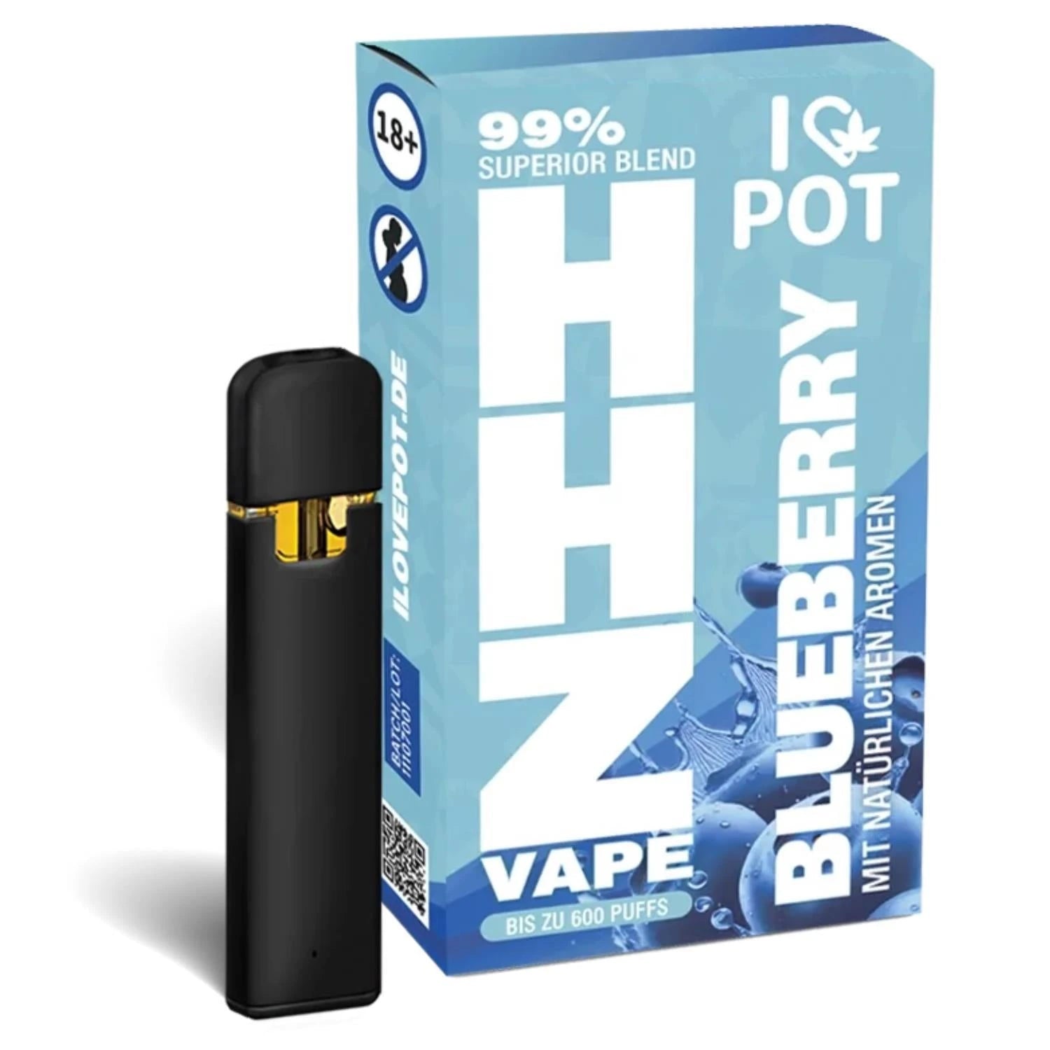I LOVE POT 99% HHZ Superior Blend Einweg Vape I LOVE POT